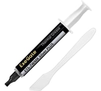 Термопаста ETS-7WMK Silver PLUS 7.2 Вт/(м·К), 3 г, шприц с лопаткой ExeGate 296088