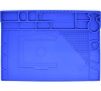Коврик для пайки 440x310x15 мм термостойкий антистатический W.E.P М7753598