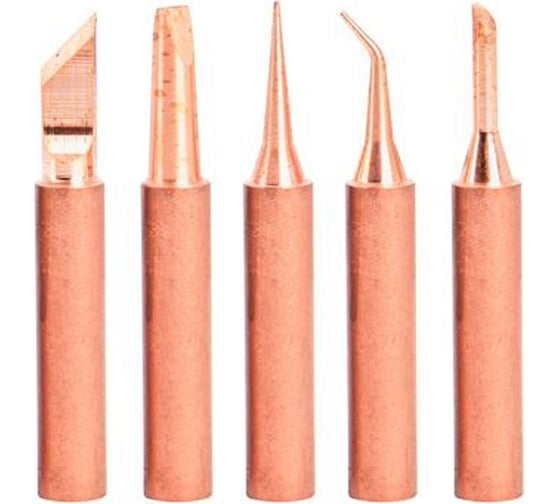 Набор жал паяльника медных ST0206 5 шт Phonemate М7762902 33270726