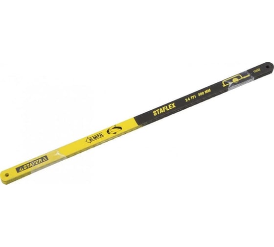 Полотна по металлу Bi-metall (100 шт; 300 мм; 24TPI) для ножовки STAYER 15932-S100 1
