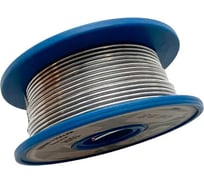 Припой с серебром и органическим флюсом Sn62Pb36Ag02 ФР544-2-Т1 1.0мм 100г ИЗАГРИ НФ-00001796