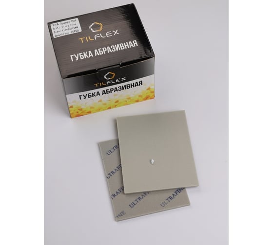 Односторонняя шлифовальная губка TILFLEX  на плотной вспененной основе, 115x140x5 mm, ULTRAFINE, 20 шт. TL22/20