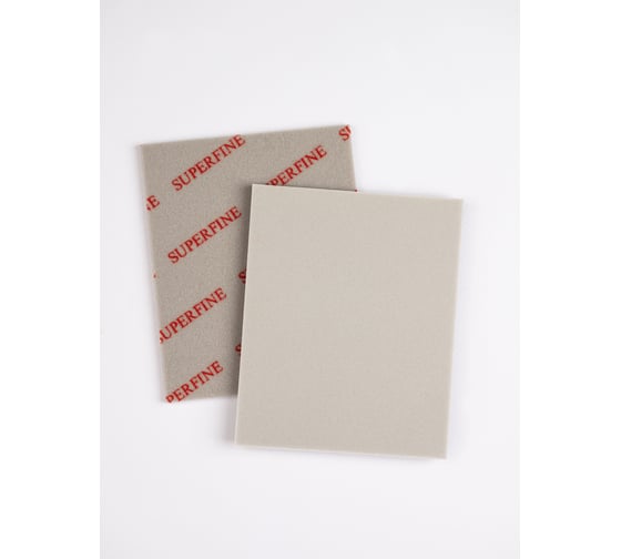 Односторонняя шлифовальная губка TILFLEX  на плотной вспененной основе, 115x140x5 mm, SUPERFINE, 20 шт. TL21/20