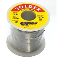 Припой (1 мм, 1 кг, Sn63/Pb37, без флюса) ASAHI 00-00001494
