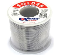Припой (1 мм, 0.25 кг, Sn60/Pb40, HF532 флюс безотм. RMA) ASAHI 00-00000306