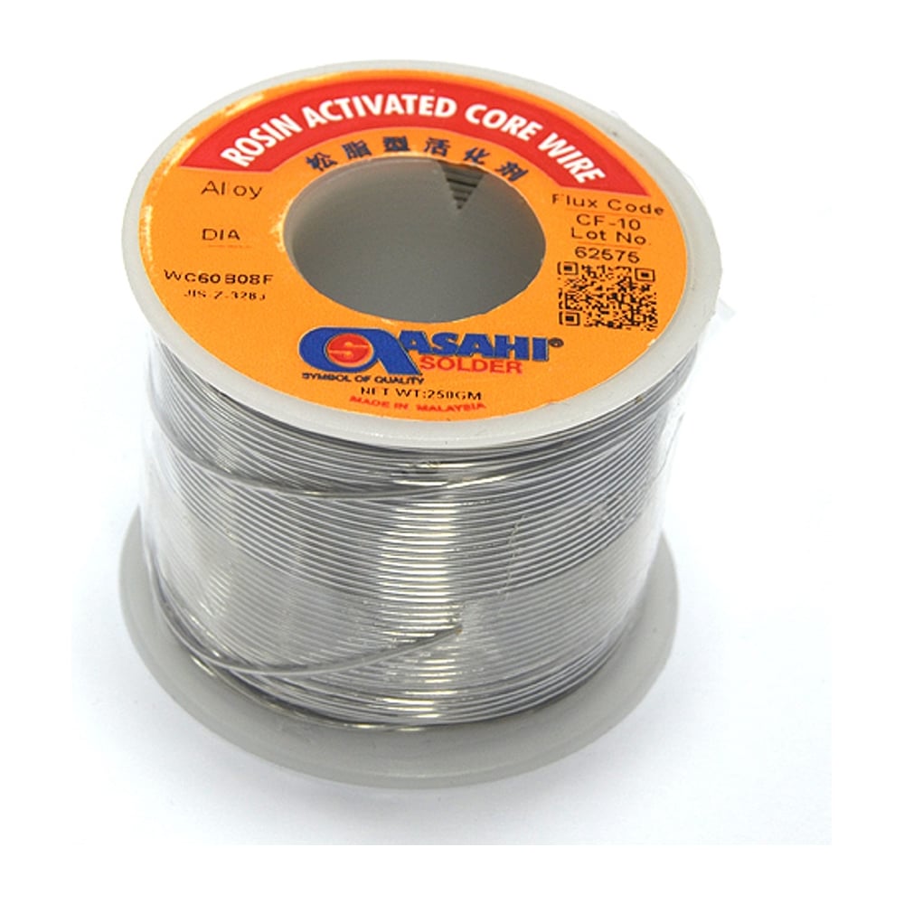 Припой (1 мм, 0.5 кг, Sn60/Pb40, CF10 флюс RA) ASAHI 00-00000072 ...