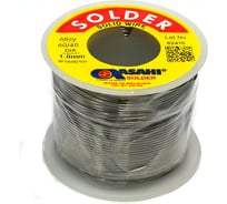 Припой (1 мм, 0.25 кг, Sn60/Pb40, без флюса) ASAHI 00-00000082