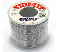 Припой (0.6 мм, 0.25 кг, Sn63/Pb37, FC5000 флюс RMA) ASAHI 00-00001190