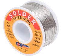 Припой (0.25 мм, 0.2 кг, Sn63/Pb37, CF10 флюс RA) ASAHI 00-00000058