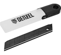 Лезвия 18 мм, сталь SK4, 0.5 мм, супер острые, 5 шт Denzel 79306