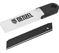 Лезвия 18 мм, сталь SK4, 0.5 мм, супер острые, многосегментные, 5 шт Denzel 79308