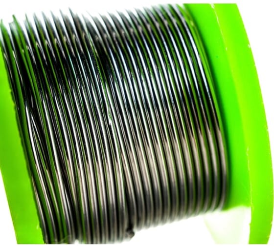 Припой ПОС-61 1 мм 25 г с канифолью Diamond Industrial DIDPOS61125