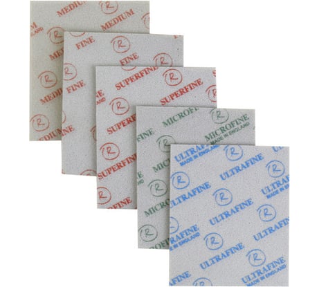 Губка абразивная Softback (20 шт; 140x115 мм, Р400) RoxelPro 159608