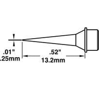 Картридж-наконечник (0.25х13.2 мм; клин удлиненный) для CV/MX замена STTC-190 METCAL CVC-7CN0003A
