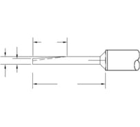 Картридж-наконечник конус удлиненный 2 мм для CV/MX замена STTC-583 METCAL CVC-5LG1802A