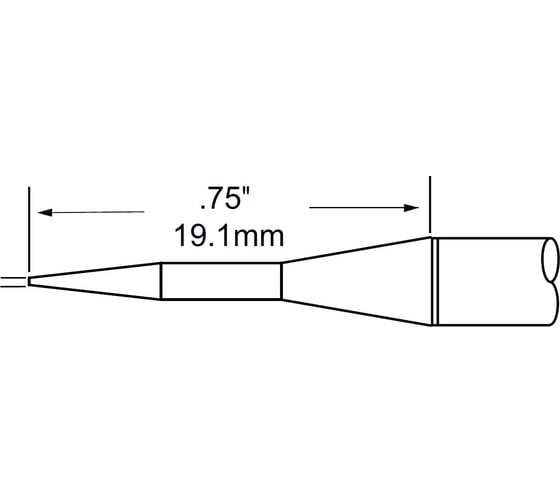Комплект картриджей-наконечников (0.4х19.1 мм) для MFR-PTZ METCAL TTP-CNP1 1