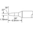 Картридж-наконечник (1.78х9.9 мм; скос 30°) для CV/MX замена STTC-135 CVC-7BV6018S 1