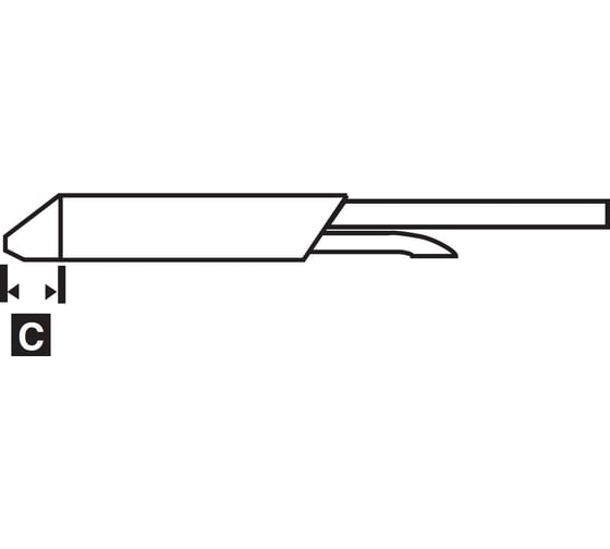 Наконечник (1.02х1.78 мм; конус) для CV/MX-DS замена STDC-104 METCAL DSC-7CN0010S 1