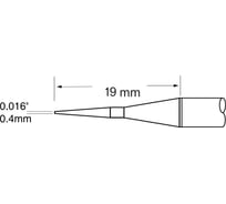 Картриджи-наконечники комплект (0.4х19 мм) для CV/MX-PTZ замена PTTC-701 METCAL PTC-7CN2304A
