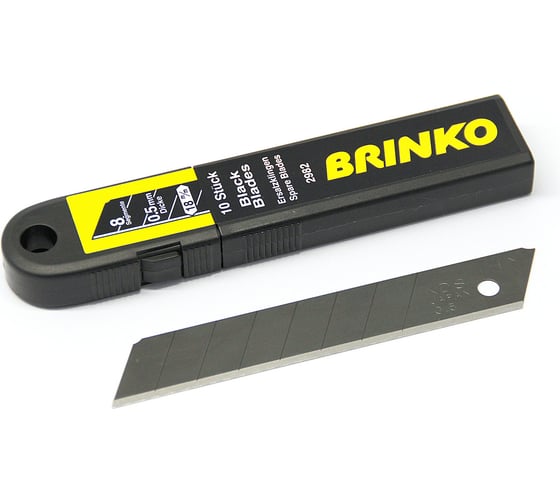 Лезвия запасные Black Blades 2982 (10 шт; 18х0.5 мм) Brinko 992298 1