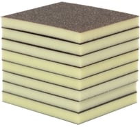 Двухсторонняя шлифовальная губка на поролоновой основе P220, 120х100х12 мм, 5 шт TILFLEX TL33-220F/5 34664617