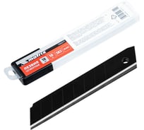 Лезвия 18 мм, сталь SK5, black, 10 шт MATRIX 793377