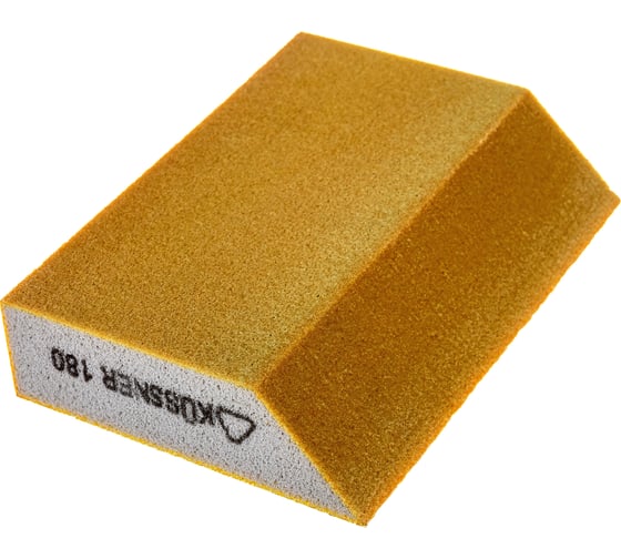 Шлифовальный брусок KUSSNER Р180, трапеция Soft, 125x90x25 мм 1000-250180 1