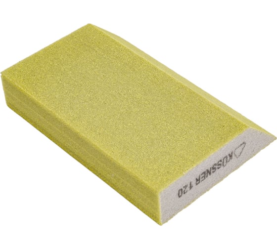 Шлифовальный брусок KUSSNER Р120, трапеция Soft, 125x90x25 мм 1000-250120 1