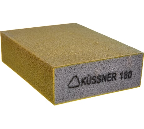 Шлифовальный брусок Р180 Soft, 100x70x25 мм KUSSNER 1000-230180