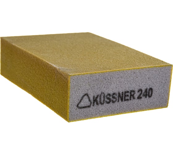Шлифовальный брусок Р240 Soft, 100x70x25 мм KUSSNER 1000-230240