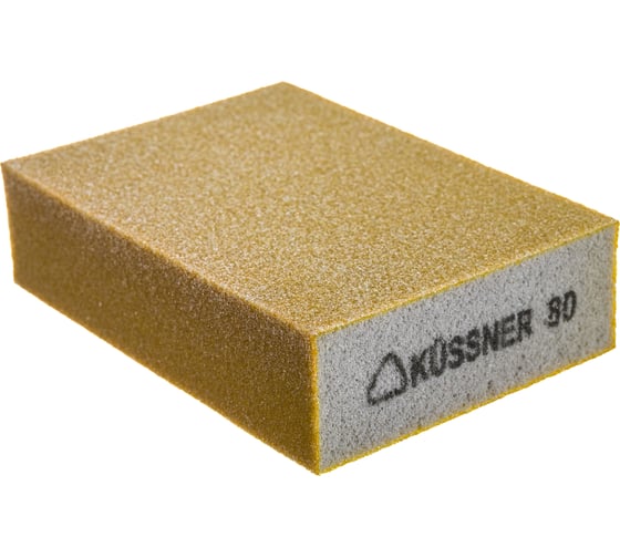 Шлифовальный брусок Р80 Soft, 100x70x25 мм KUSSNER 1000-230080