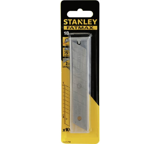 Лезвие для ножа Stanley FATMAX 18-мм, 10шт 2-11-718