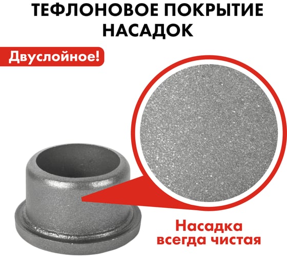 Насадка парная 40 мм для сварки пластиковых труб QUATTRO ELEMENTI 793-398