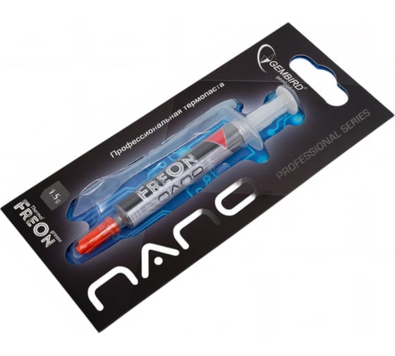 Термопаста в шприце FreOn Nano 1.5 г для радиаторов Gembird GF-31-1.5