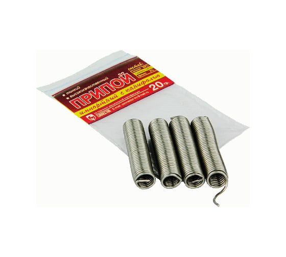 Припой ПОС-60 импортный с канифолью 20 г Connector PP-POS60KA-IMP-20
