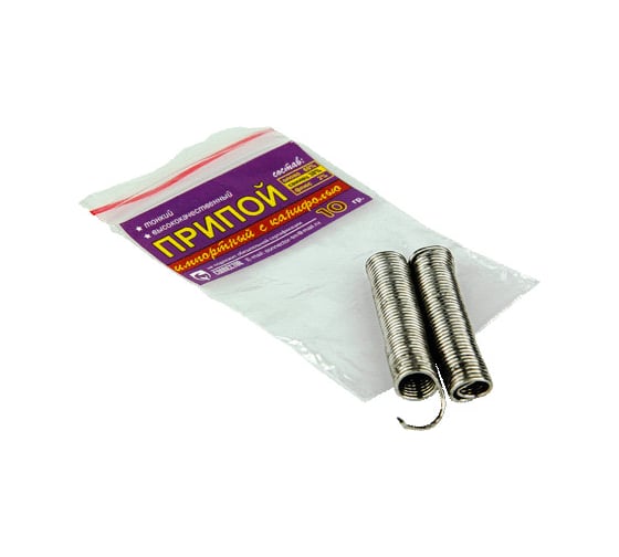 Припой ПОС-60 импортный с канифолью 10 г Connector PP-POS60KA-IMP-10