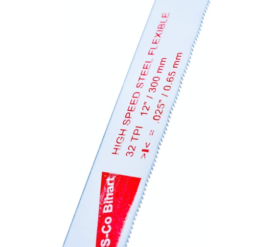 Полотно по металлу (32 TPI; 300х13х0.65 мм; HSS-Co  Bihart) Ruko 312130032R