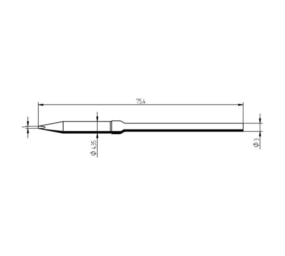 Жало паяльное 212CDLF Ersa 00032334