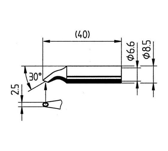 Жало паяльное 832HD Ersa 00194910
