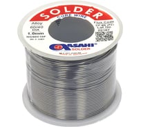 Припой (1 мм, 0.25 кг, Sn60/Pb40, СF60 флюс RA) ASAHI 00-00004399