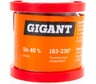 Припой ПОС 40, проволока 1 мм, 200 г Gigant GT-096