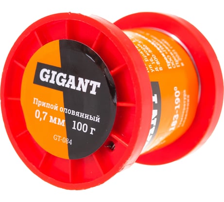 Припой Sn60 Pb40, проволока 0.7 мм, 100 г Gigant GT-084