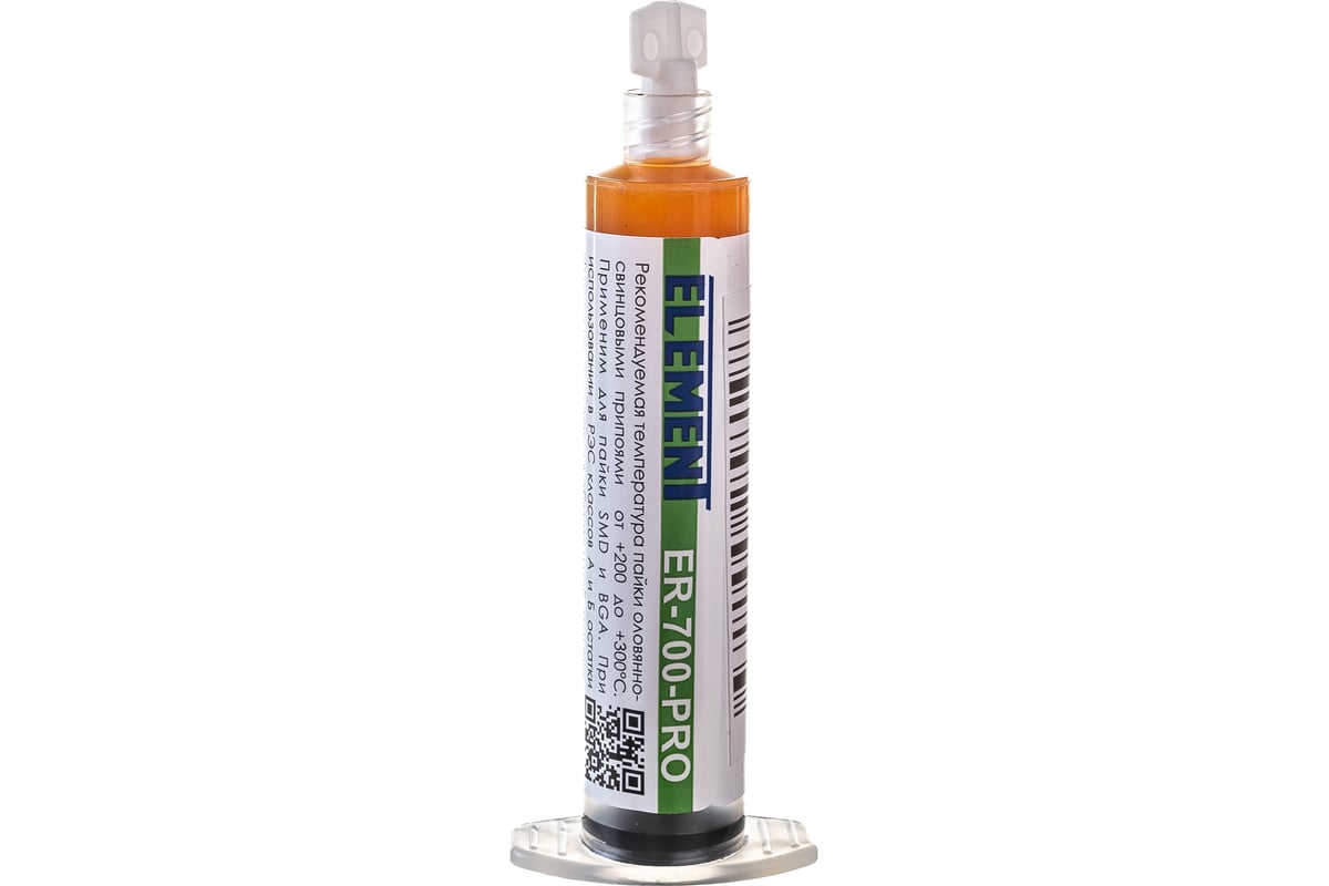 Флюс паяльный ER-700-PRO 10 мл ELEMENT 17277 - выгодная цена, отзывы ...