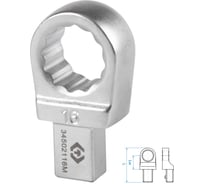 Насадка накидная серии FIT 16 мм, 9x12 мм KING TONY 34502116M