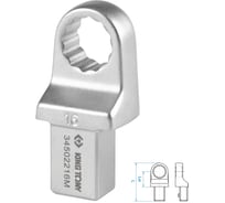 Насадка накидная серии FIT 16 мм, 14x18 мм KING TONY 34502216M