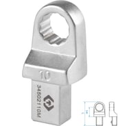 Насадка накидная серии FIT 10 мм, 9x12 мм KING TONY 34502110M