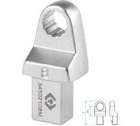 Насадка накидная серии FIT 8 мм, 9x12 мм KING TONY 34502108M