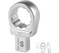 Насадка накидная серии FIT 18 мм, 9x12 мм KING TONY 34502118M