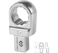 Насадка накидная серии FIT 15 мм, 9x12 мм KING TONY 34502115M