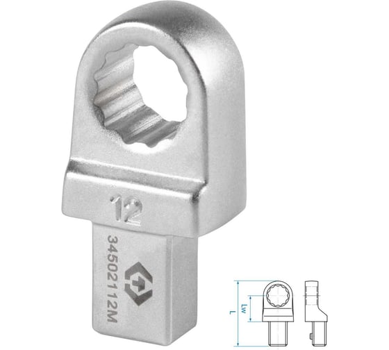 Насадка накидная серии FIT 12 мм, 9x12 мм KING TONY 34502112M 1